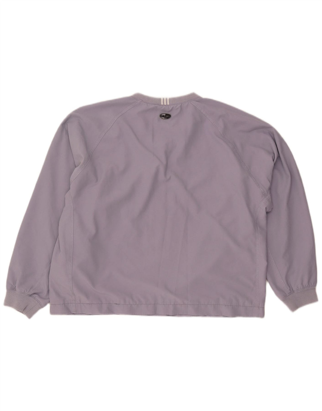 ADIDAS Mujer Climashell Jersey Chándal Top UK 16 Grande Púrpura