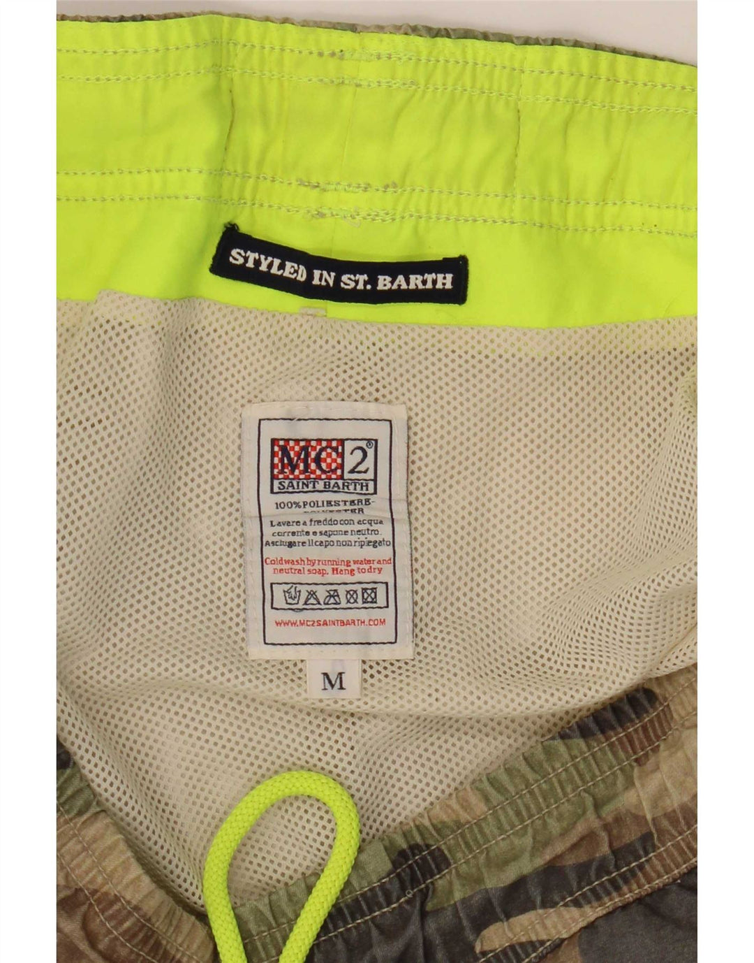 MC2 SAINT BARTH Bañador Hombre Mediano Caqui Poliéster