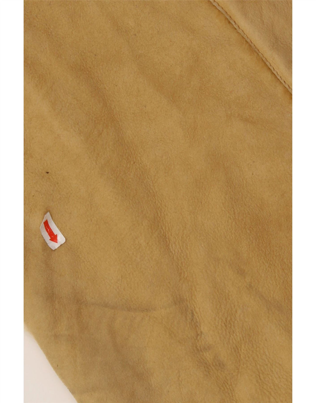 VINTAGE Womens Shearling Coat IT 44 Medium Beige Leather