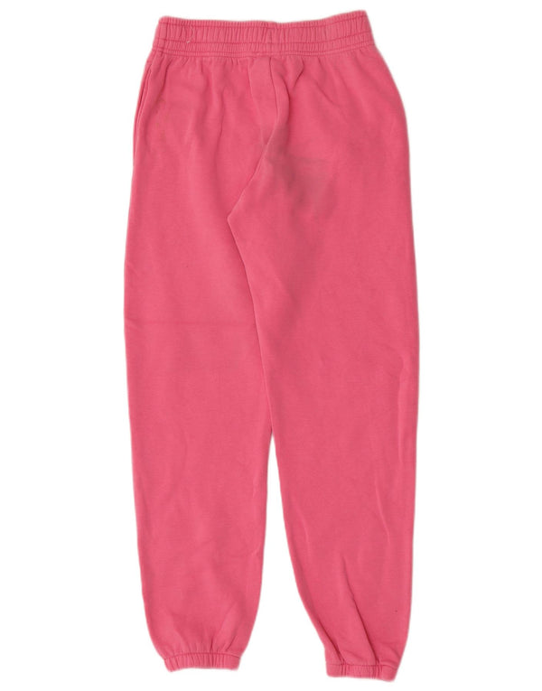 Nike - Pantalones de chándal para niña, diseño gráfico, 12-13 años, tamaño grande, algodón rosa