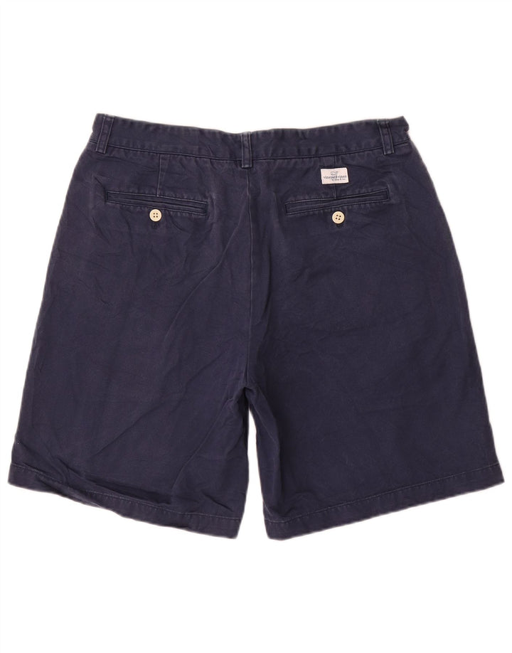 Vineyard Vines Pantalones cortos chinos para hombre W33 Algodón azul marino mediano