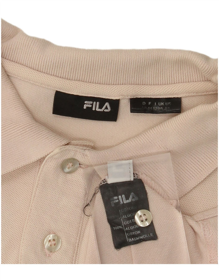FILA Polo Hombre Algodón Beige Medio