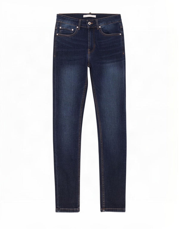 Zara Vaqueros pitillo para hombre EU 36 XS W29 L29 Azul marino Algodón