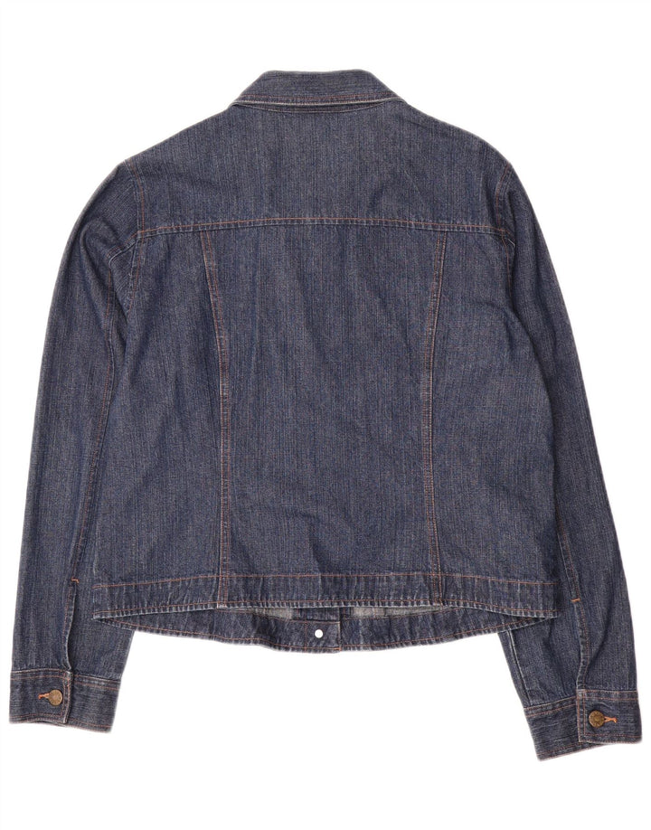 Laura Ashley Chaqueta vaquera para mujer UK 46 Algodón azul grande