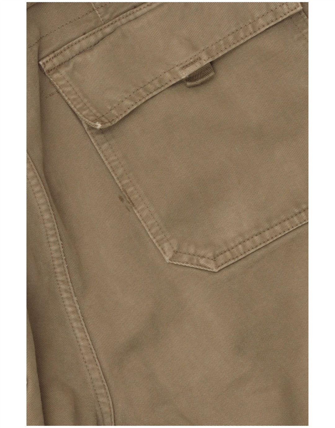 Pantalones Cargo Rectos Carrera Para Hombre W38 L33 Algodón Caqui