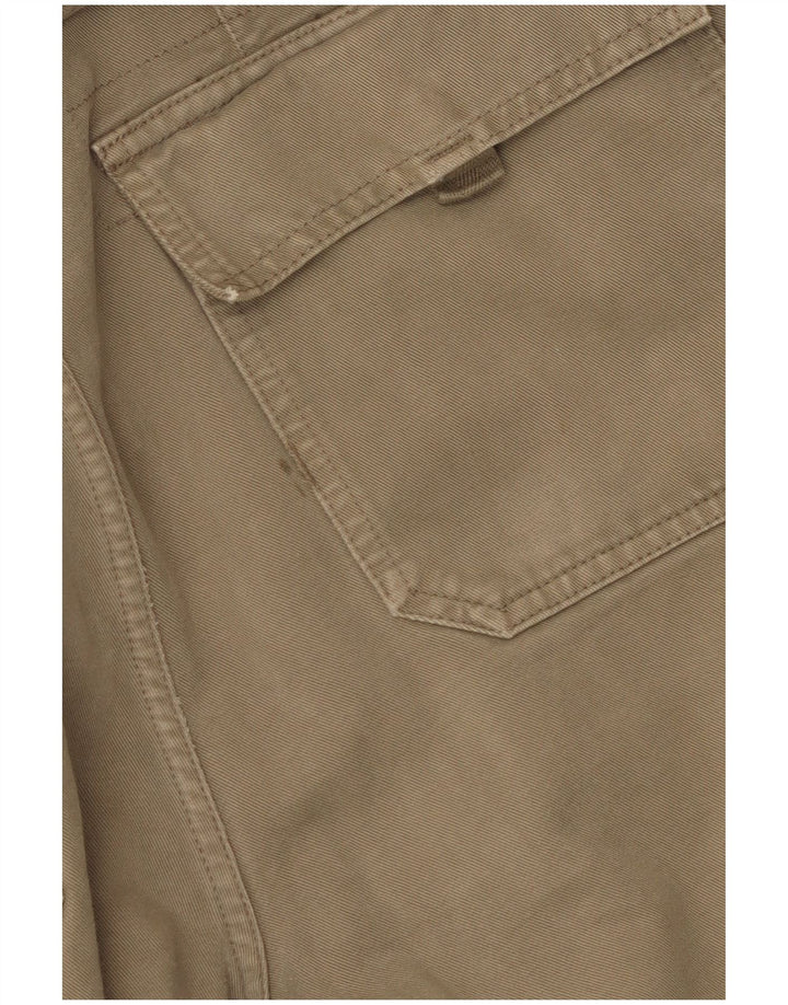 Pantalones Cargo Rectos Carrera Para Hombre W38 L33 Algodón Caqui