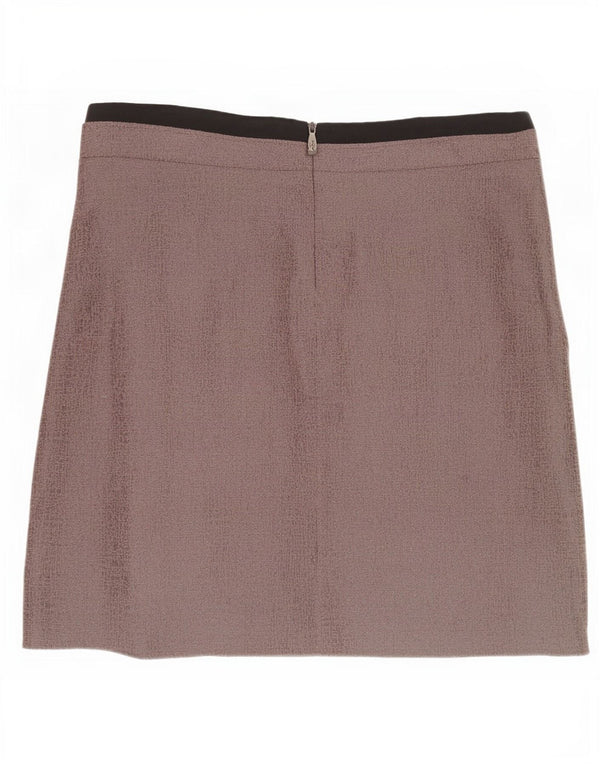 Minifalda Kaliko para mujer UK 20 2XL W38 Marrón Colorblock Algodón