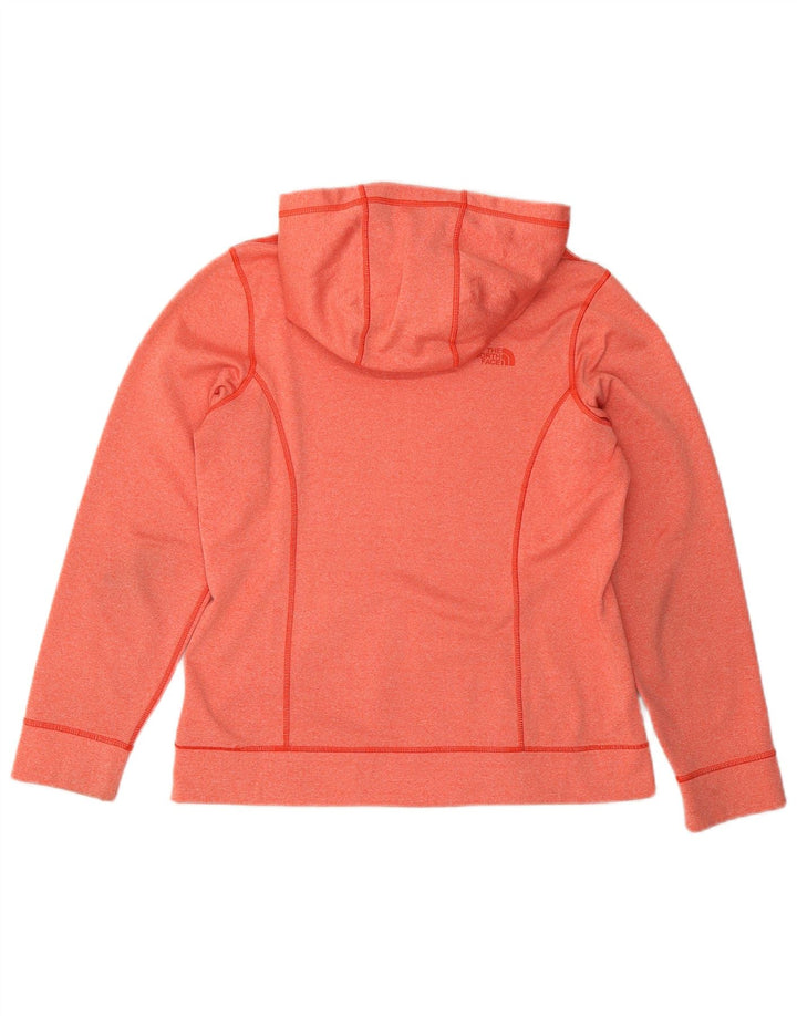 THE NORTH FACE Jersey con capucha gráfico para mujer UK 44 Grande Naranja Poliéster