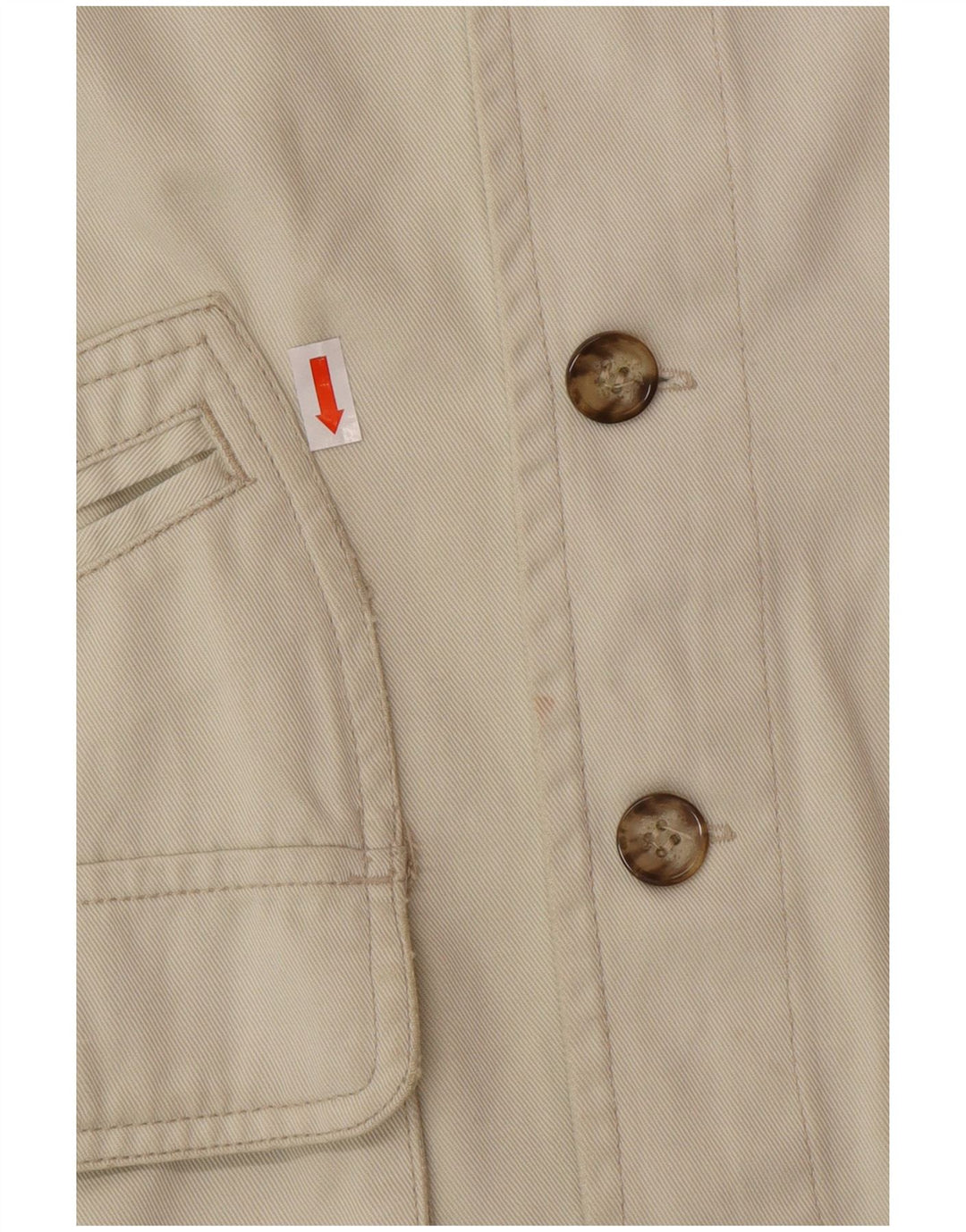 PICDOR Chaleco utilitario para hombre UK 40 Grande Algodón beige