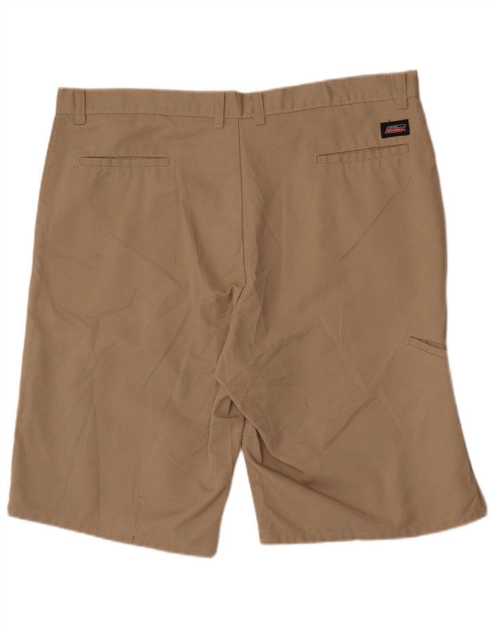 Dickies Pantalones cortos chinos para hombre W40 XL Poliéster marrón
