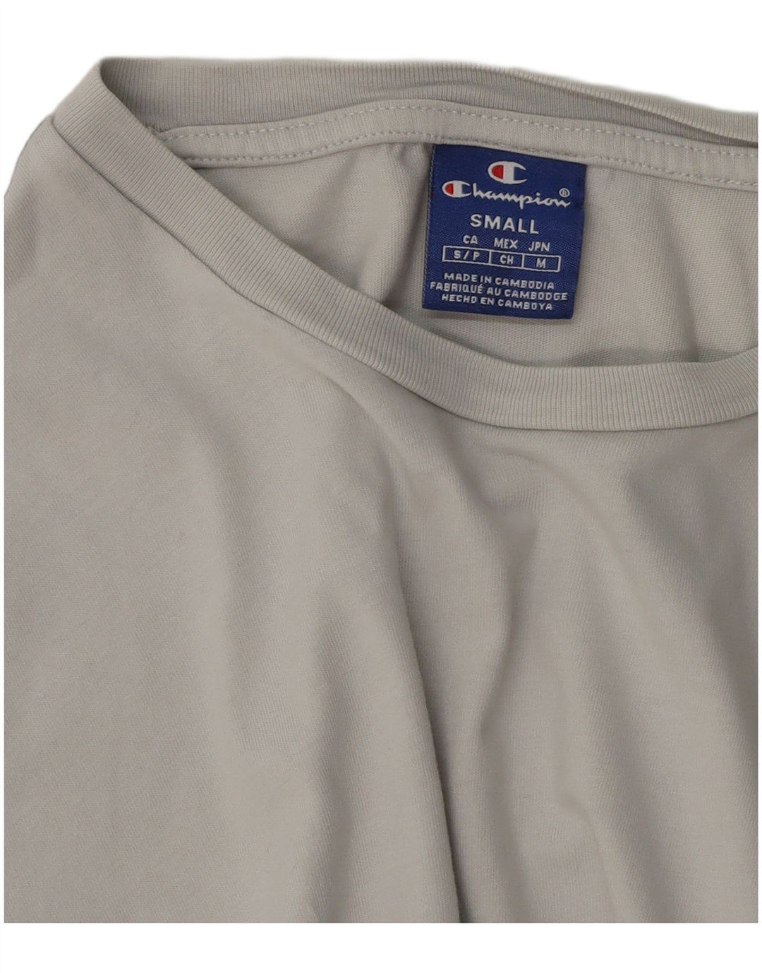 CHAMPION Camiseta gráfica para hombre Top Small Black Colorblock