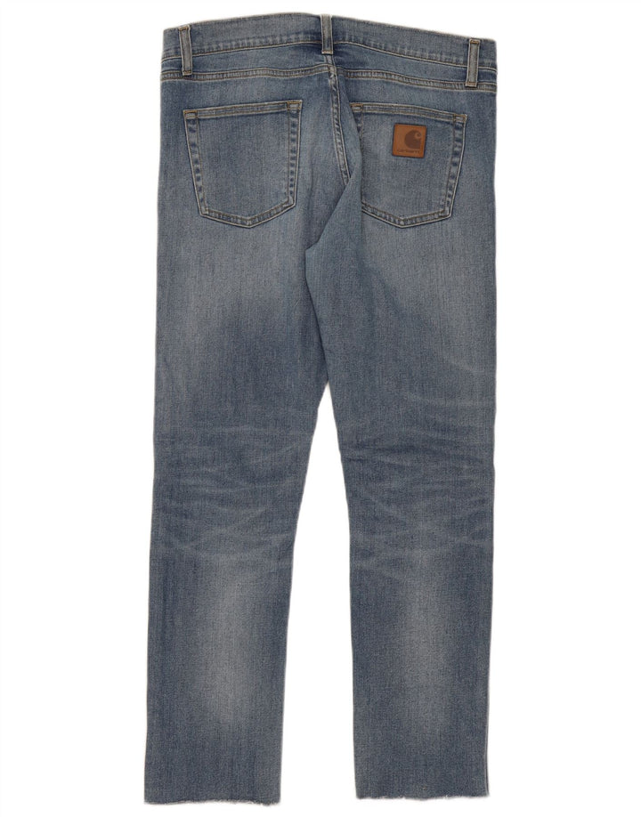 CARHARTT Vaqueros ajustados Wip para hombre W34 L29 Azul