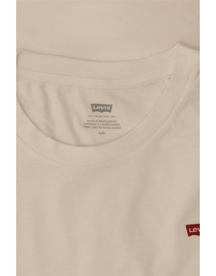 Levi's Camiseta para mujer Top UK 44 Large White