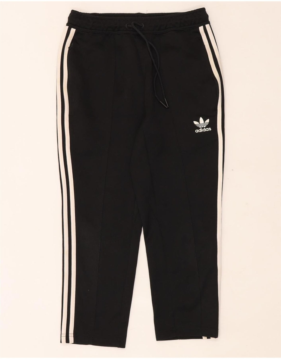 ADIDAS Pantalones de chándal para mujer UK 6 XS Negro Poliéster