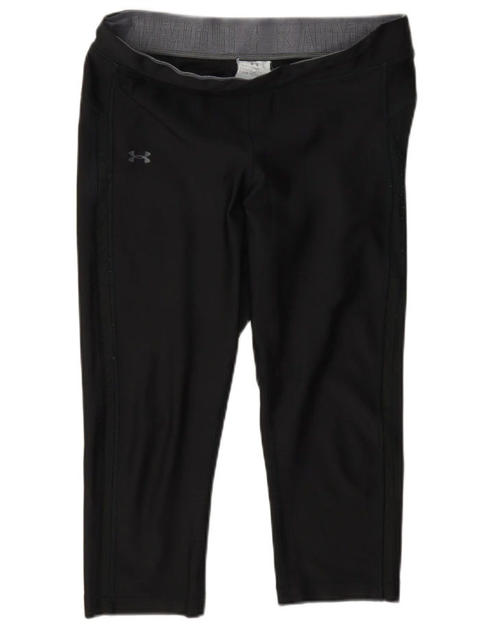 Under Armour Leggings capri para mujer UK 46 Grande Poliéster negro