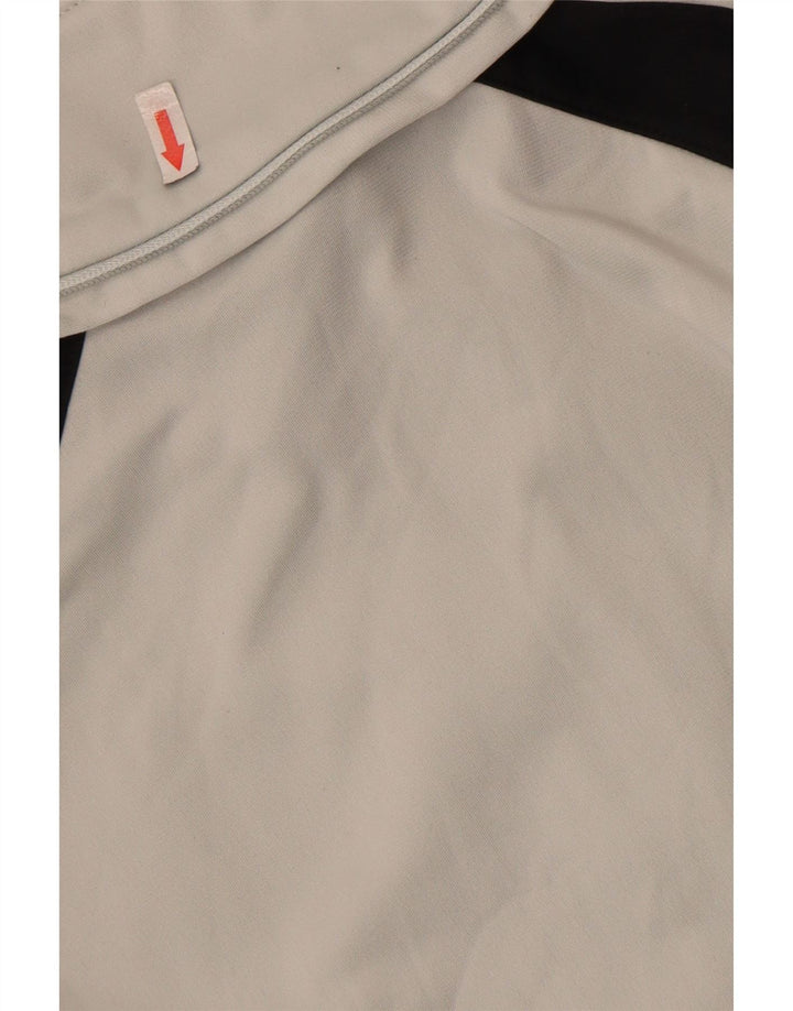 Champion Chaqueta de chándal para hombre, poliéster color block, talla pequeña, gris