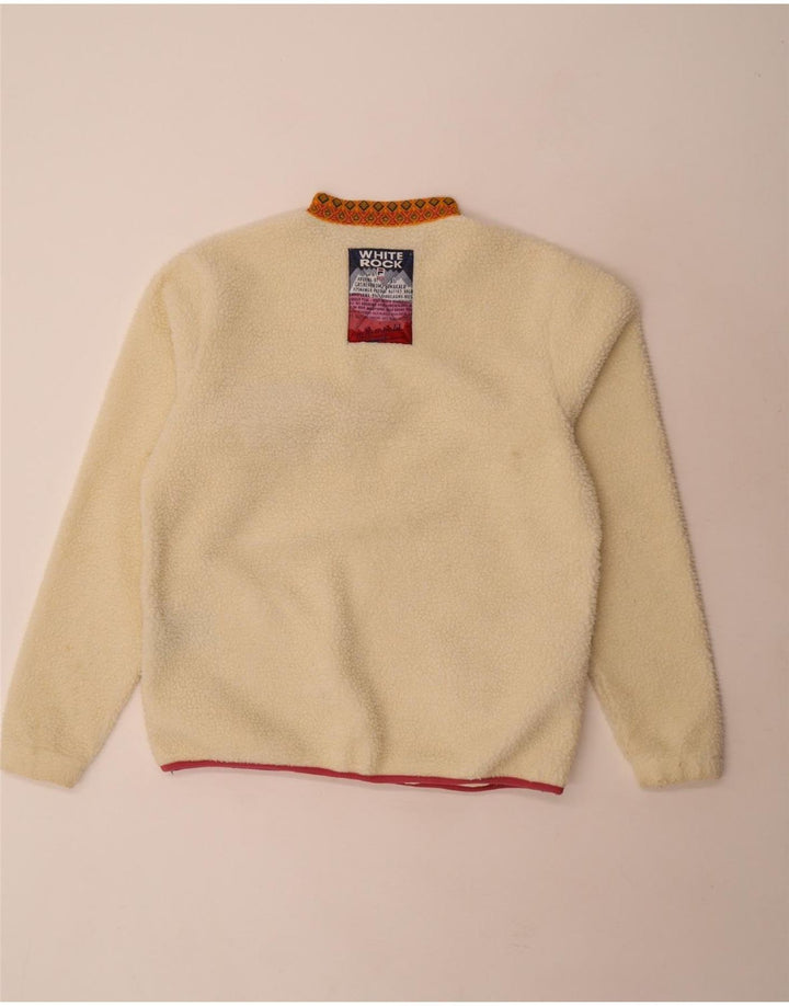 Fila Jersey de forro polar para mujer de edición limitada UK 14 Medium Off White