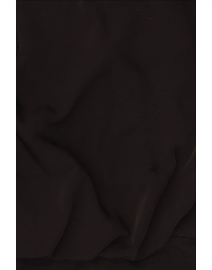 Zara Vestido Acampanado Sin Mangas para Mujer UK 44 Mediano Negro