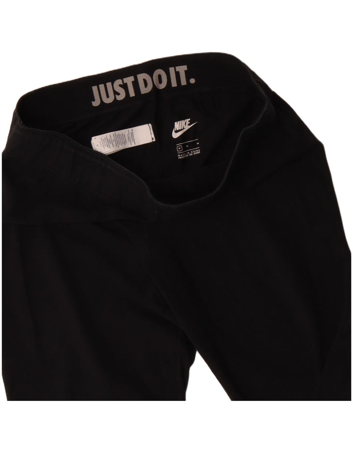 NIKE Leggings gráficos para mujer UK 44 Mediano Algodón negro