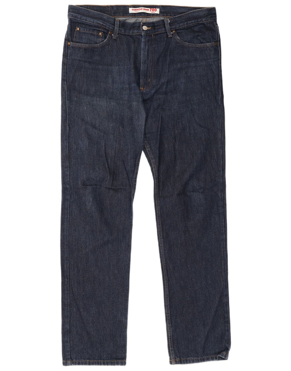 Carrera Jeans rectos para hombre 700 IT 54 2XL W40 L34 Azul marino Algodón