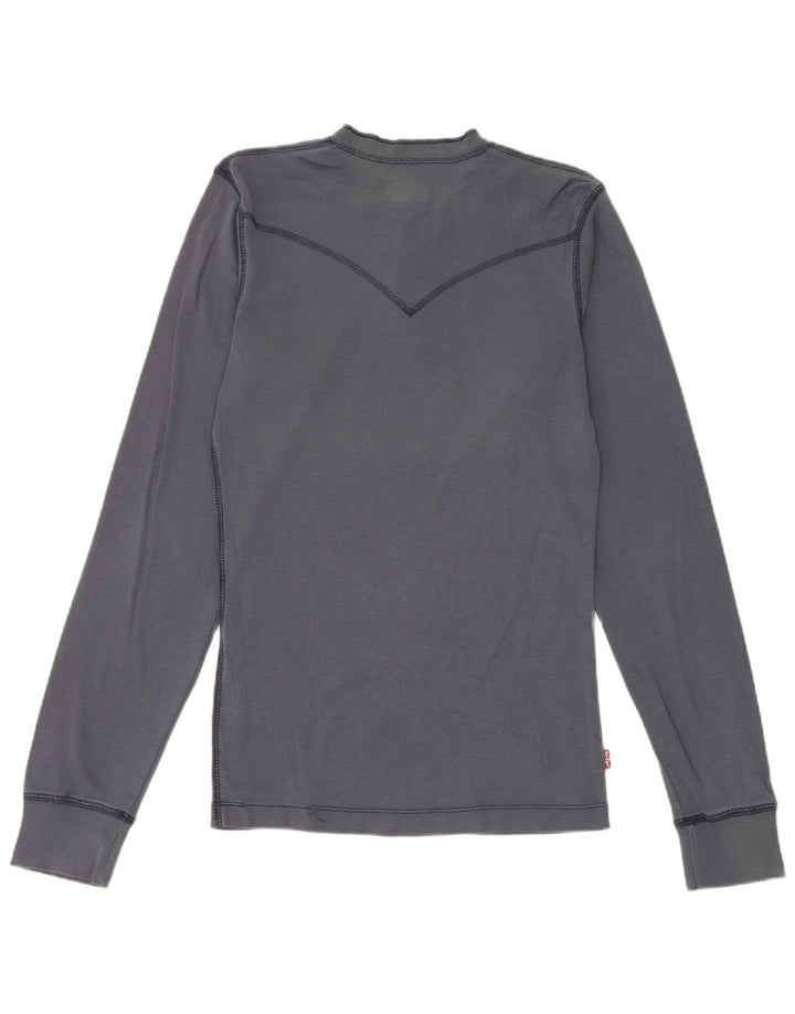 Levi's Hombre Top Manga Larga Algodón Azul Marino Medio