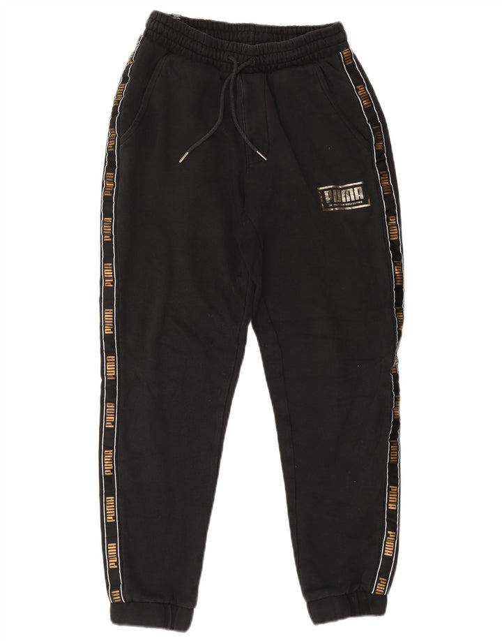 Puma Mujer Graphic Chándal Pantalones Joggers Pequeño Negro