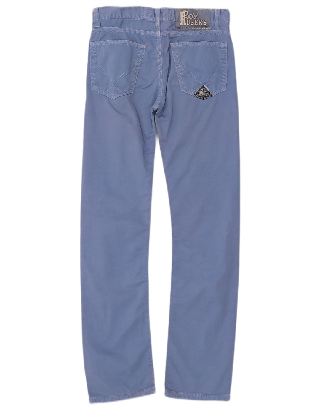 ROY ROGERS Pantalones informales ajustados Seven Bell para niños 11-12 años W27 L29 Azul