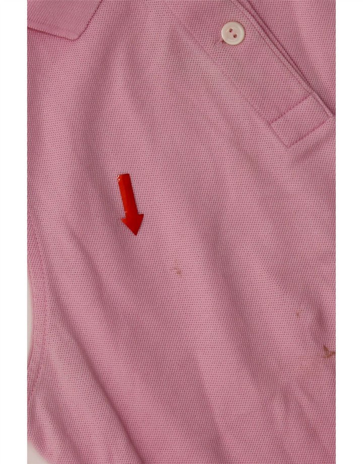 Polo Lacoste Mujer Sin Mangas Talla 40 Algodón Rosa Medio