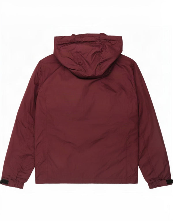 Chaqueta impermeable con capucha para hombre Jack & Jones ES 38 Medium Borgoña Nylon