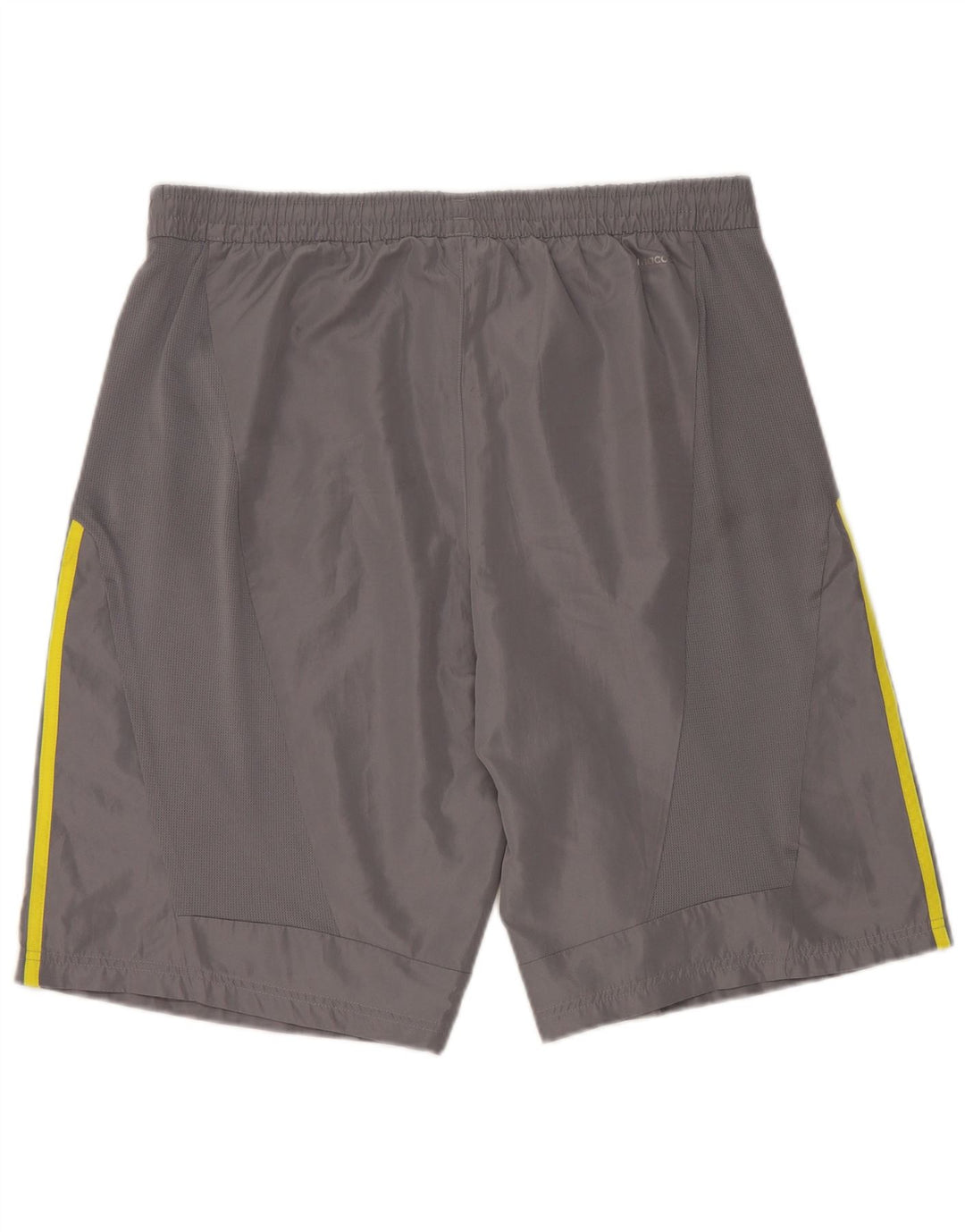 Adidas - Pantalones cortos deportivos para hombre, poliéster gris grande