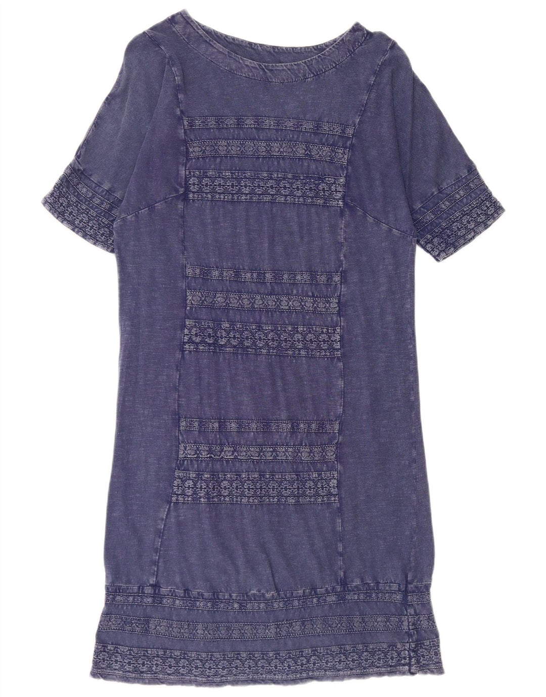 Vestido recto para mujer White Stuff UK 40 Algodón azul marino mediano