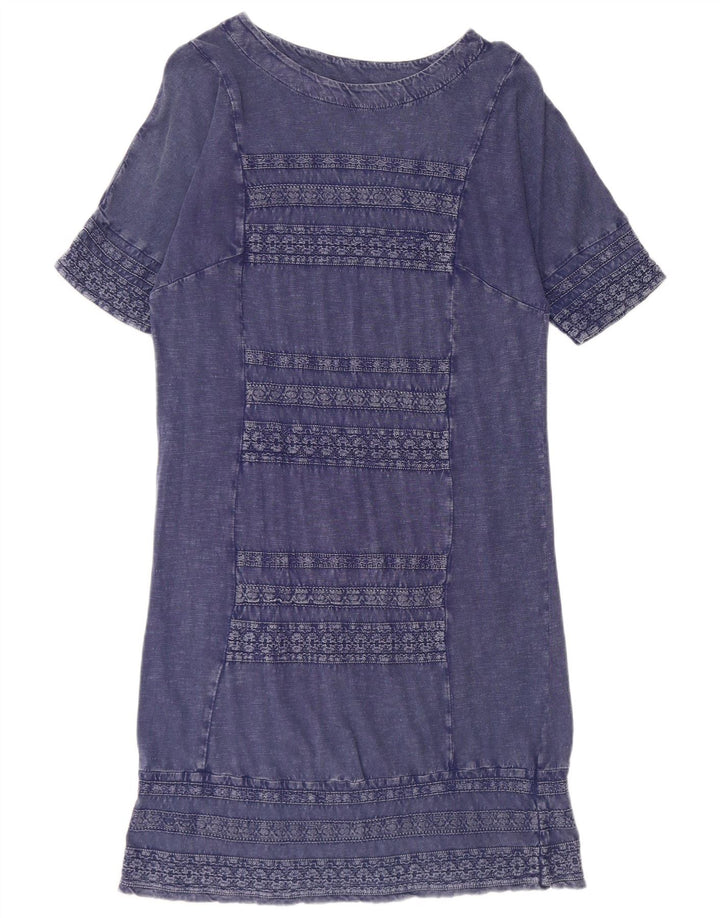 Vestido recto para mujer White Stuff UK 40 Algodón azul marino mediano