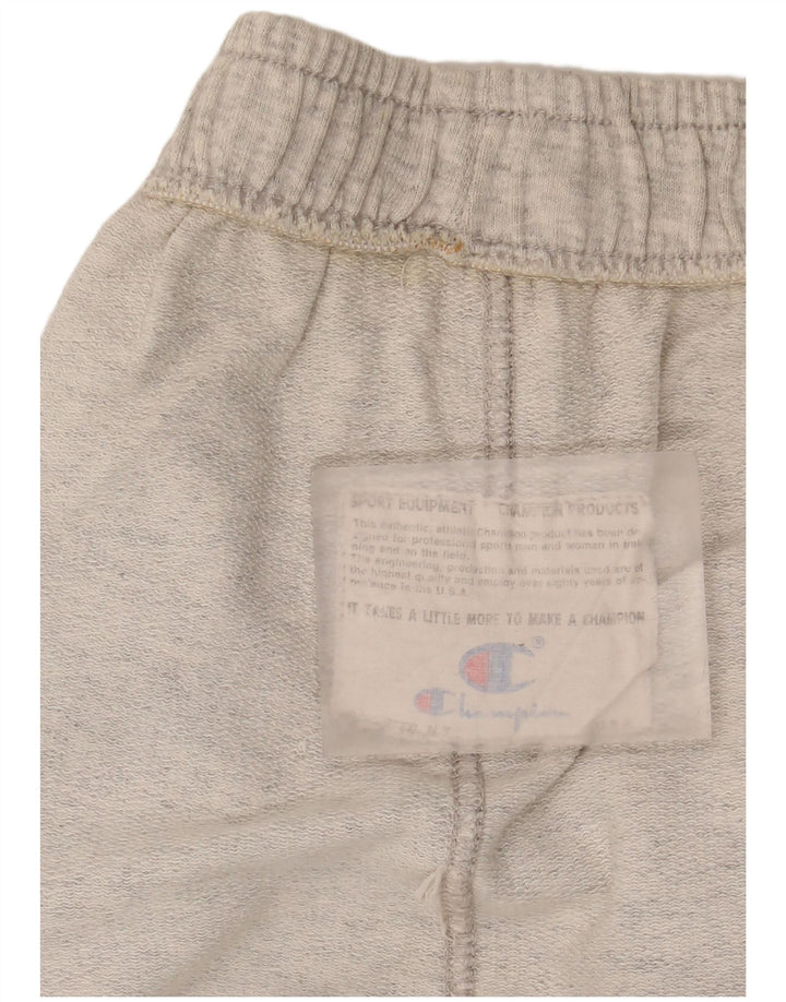 Champion Pantalones cortos deportivos para hombre de algodón moteado gris grande