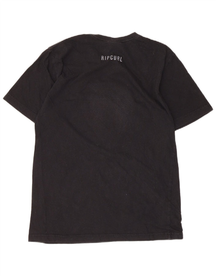 Rip Curl Camiseta gráfica para hombre Top Poliéster negro mediano