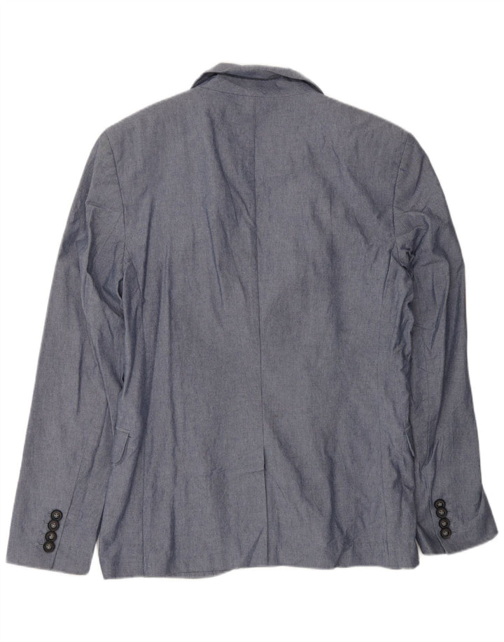 Jack Wills Chaqueta tipo blazer de 2 botones para hombre UK 38 Algodón azul medio