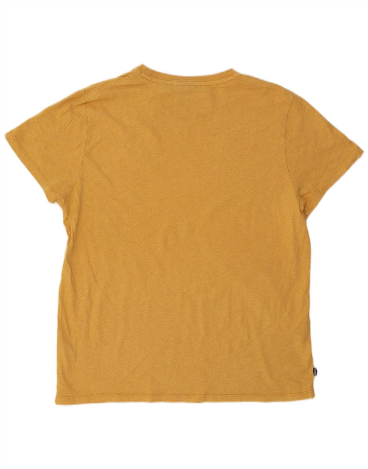 Superdry Camiseta Hombre Top 3XL Algodón Amarillo