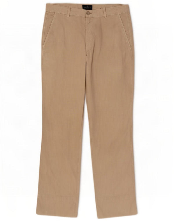 Pantalones chinos rectos para hombre Trussardi IT 48 Medium W32 L31 Beige Algodón