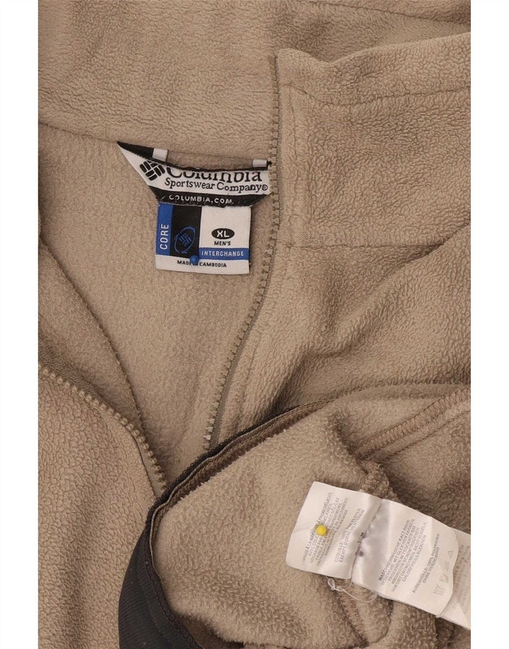 Columbia Chaqueta polar para hombre ES 42 XL Poliéster beige