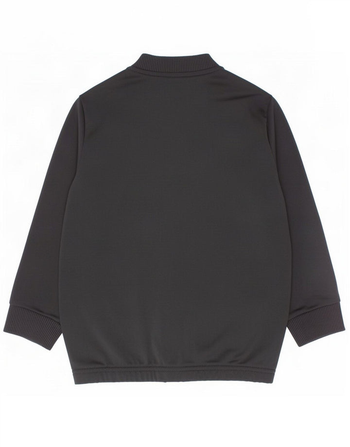 Adidas - Chaqueta de chándal para niño, 5-6 años, color negro, poliéster