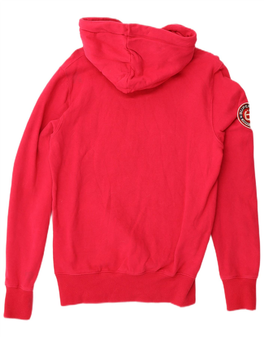 Superdry Jersey con capucha gráfica para mujer Reino Unido 44 Algodón rosa medio