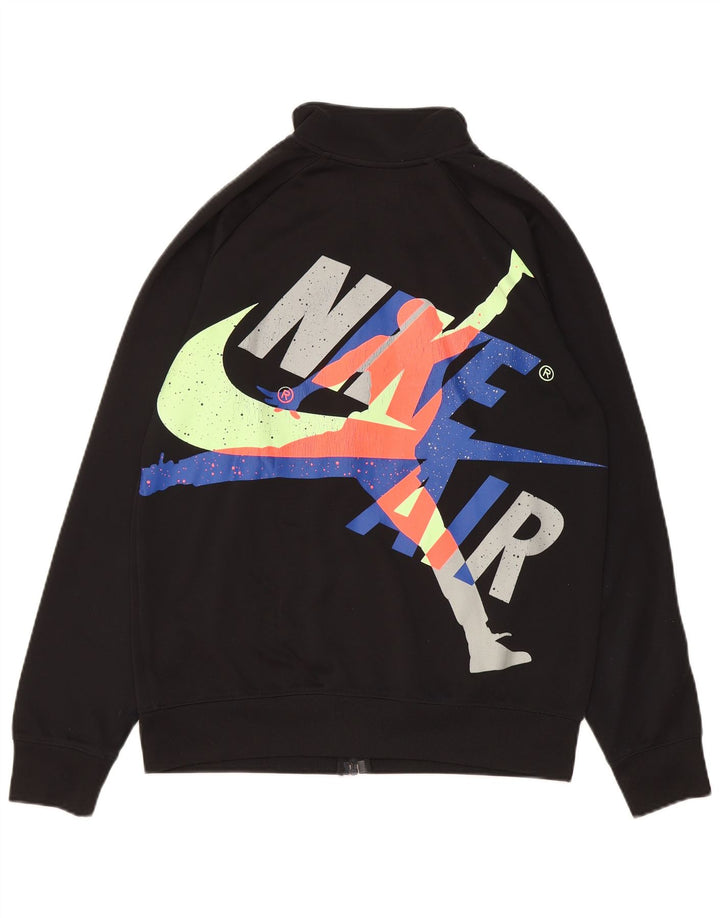 Jordan - Chaqueta de chándal con gráfico para niños, 13-14 años, XL, color negro