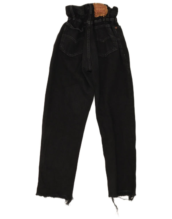 Levi's Vaqueros Cónicos De Talle Alto 501 Para Mujer W32 L25 Negro