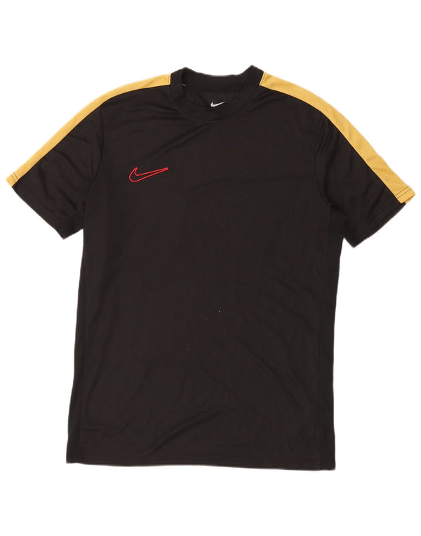 Camiseta Nike Dri Fit Slim Fit para hombre, talla grande, color negro, poliéster