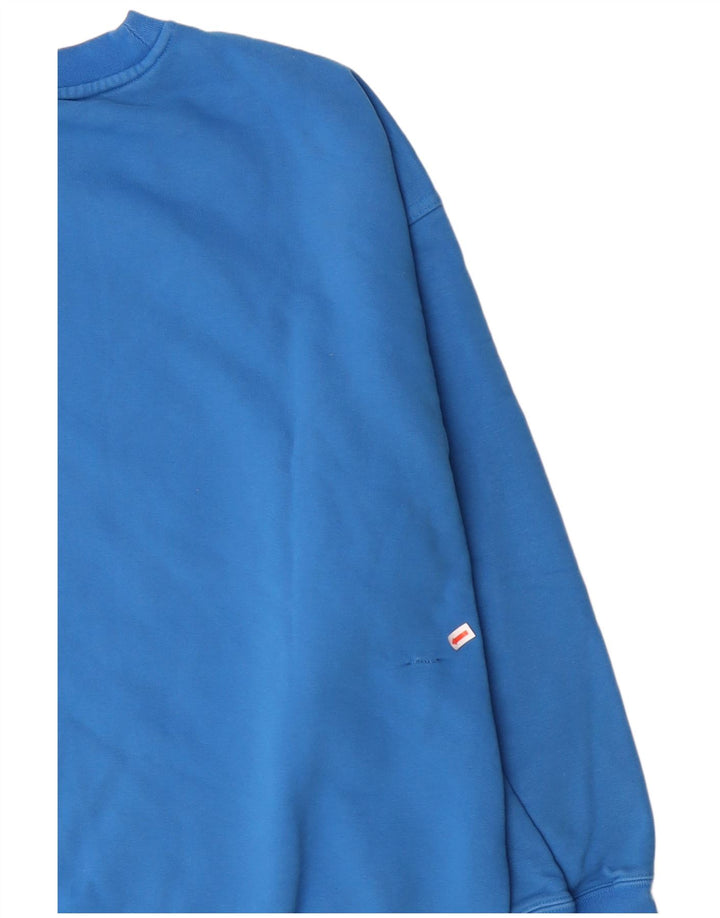 ADIDAS Sudadera extragrande para mujer Jersey UK 14 Grande Algodón azul