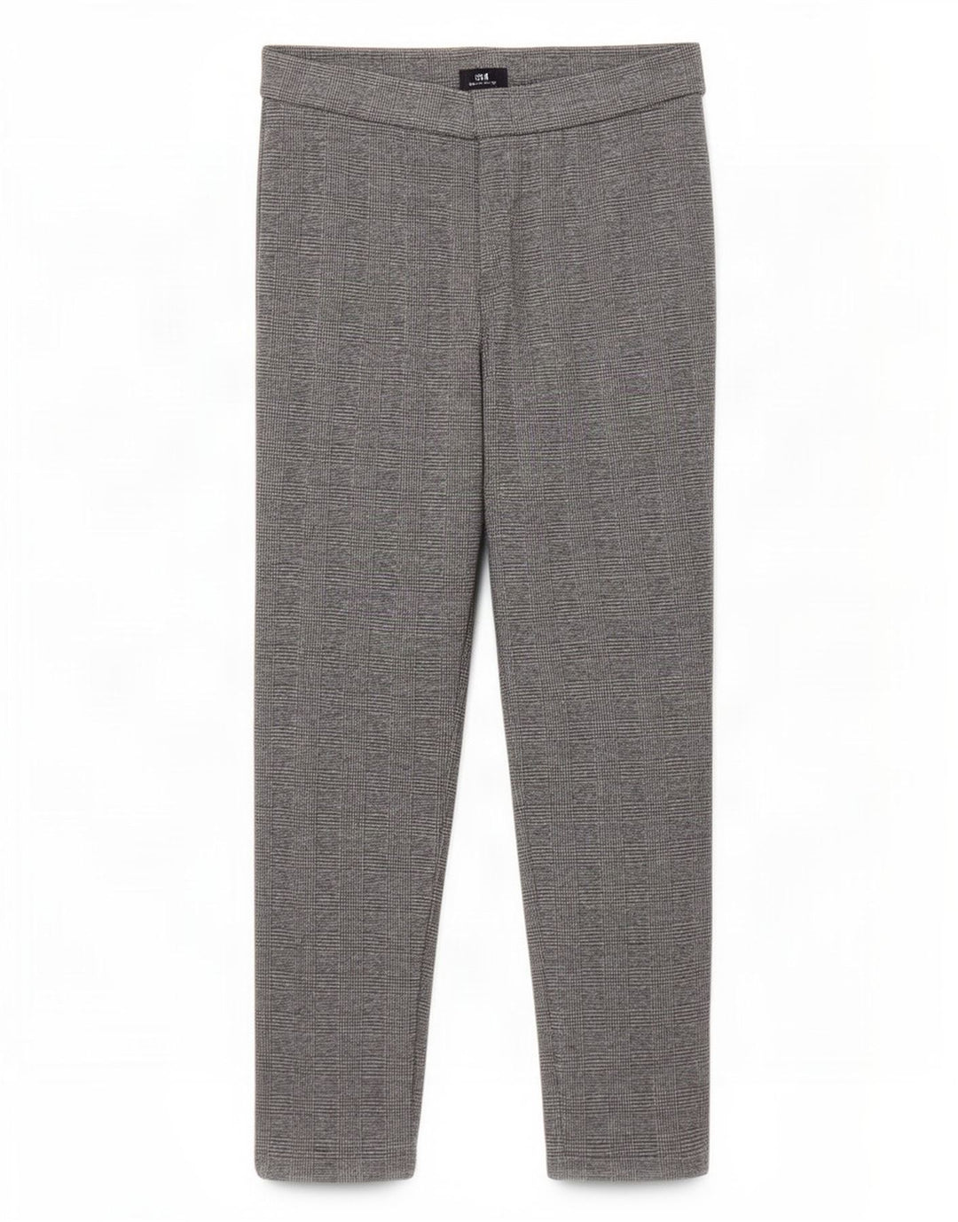 Marks & Spencer Leggings cortos para mujer UK 44 Poliéster de pata de gallo gris grande