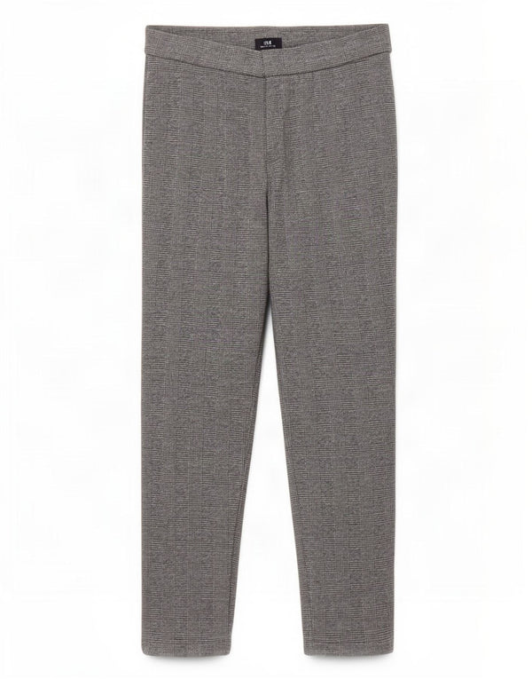 Marks & Spencer Leggings cortos para mujer UK 44 Poliéster de pata de gallo gris grande