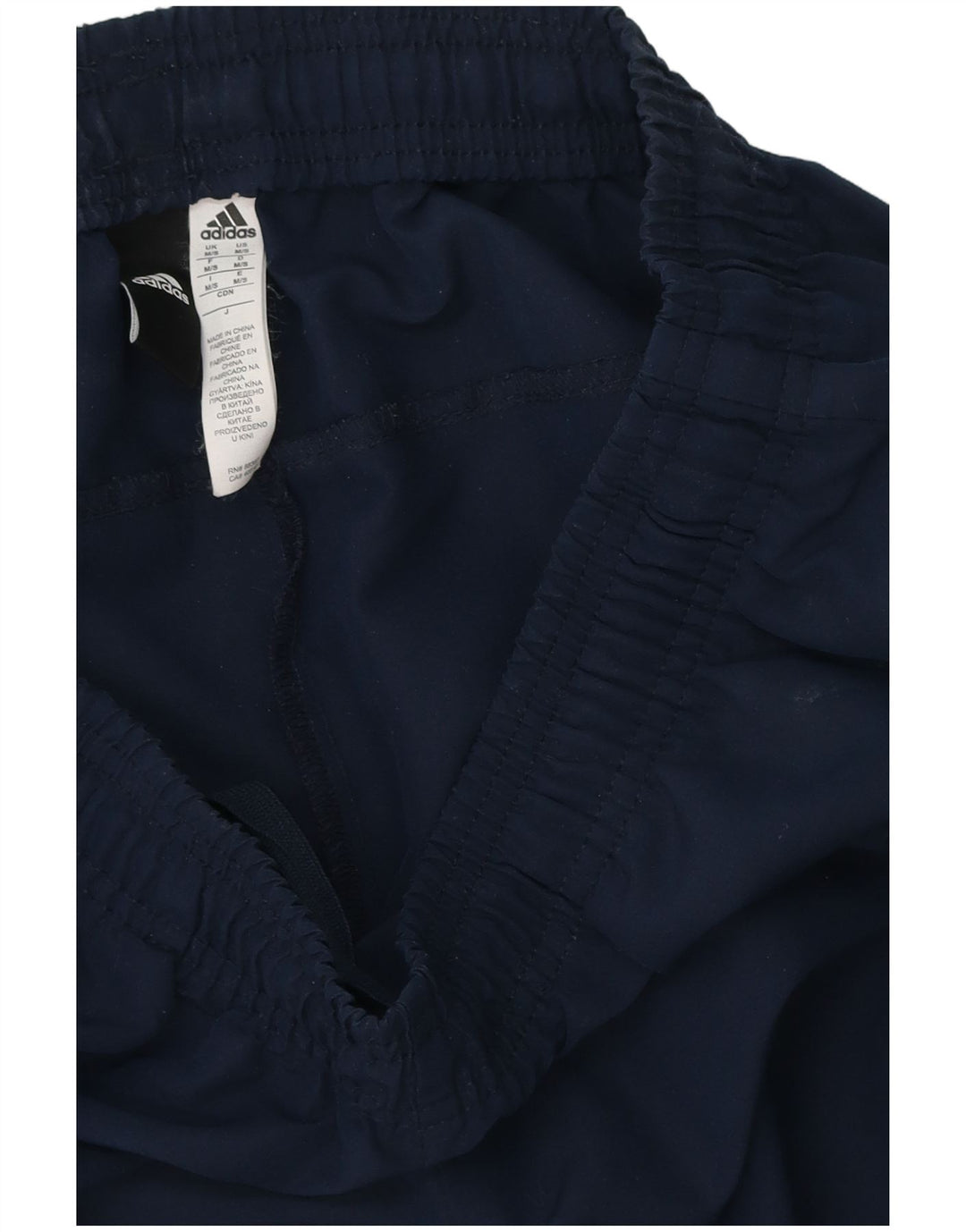 Adidas Hombre Pantalones De Chándal Gráfico Medio Azul Marino Poliéster
