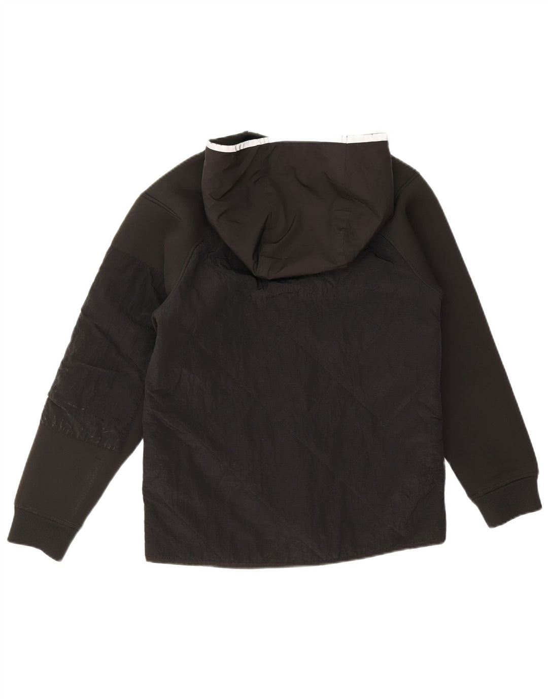 Zara Chubasquero con capucha para niño 11-12 años Negro Poliéster