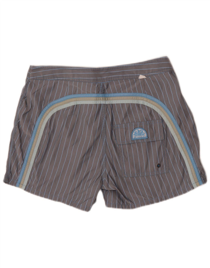 Sundek - Bañador para hombre, talla grande, poliéster, color gris