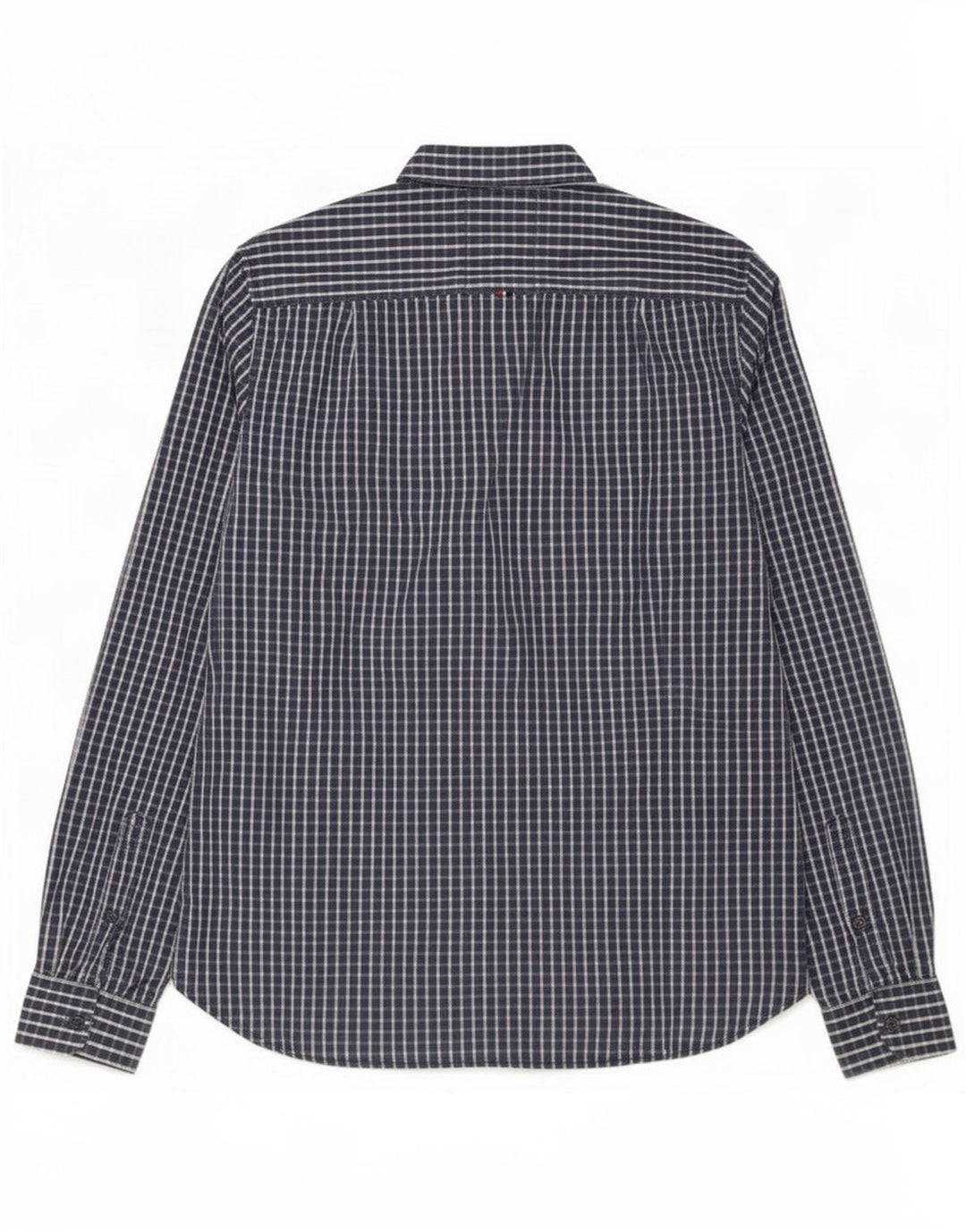 Superdry Camisa Grande De Algodón A Cuadros Azul Marino Para Hombre